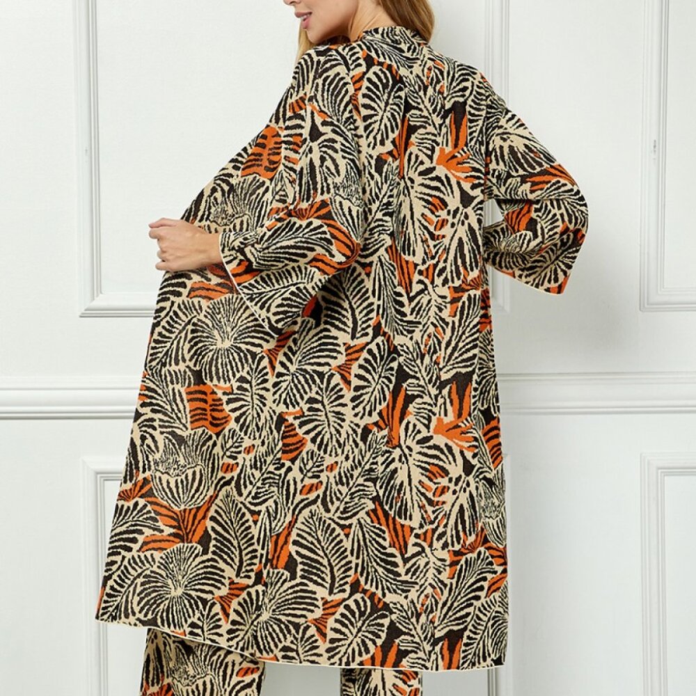 See and Be Seen - NEW - Jacquard Long Sweater